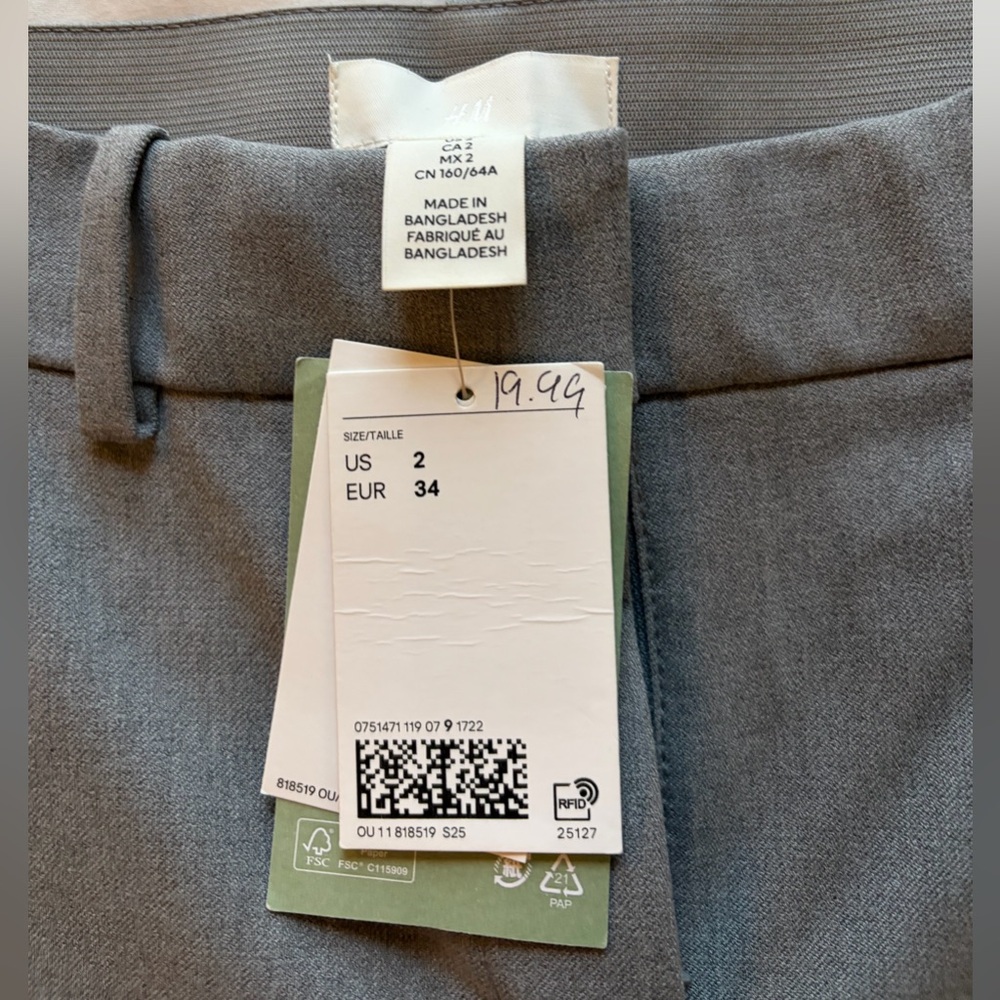 Gray work slacks - Picture 3 of 3